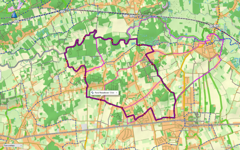 Rond Messelbroek 13 km