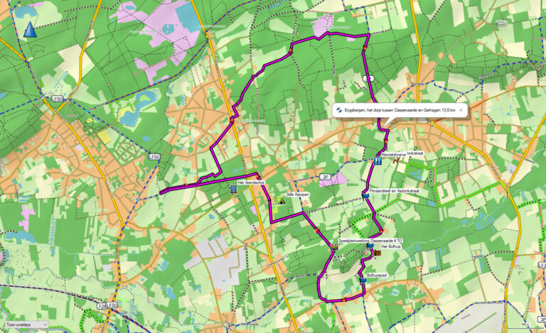 Engsbergen, Dassenaarde en Gerhagen 13,6 km